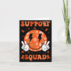 Tarjeta Equipo de Apoyo Retro Groovy Esclerosis Múltiple O