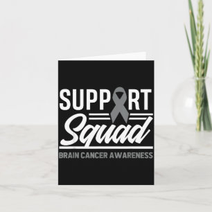 Tarjeta Equipo de Apoyo Tumor Cerebral Apoyo Cáncer Cerebr