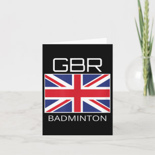 Tarjeta Equipo de bádminton de Gran Bretaña Atleta británi