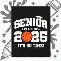 Equipo de baloncesto Clase 2025 Graduación Senior