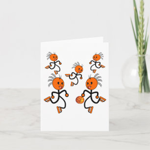Tarjeta Equipo de baloncesto infantil