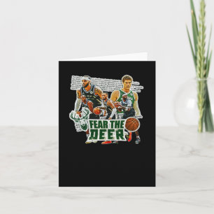 Tarjeta Equipo de baloncesto Milwaukee Squad Design 1
