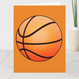 Tarjeta Equipo de baloncesto y entrenador