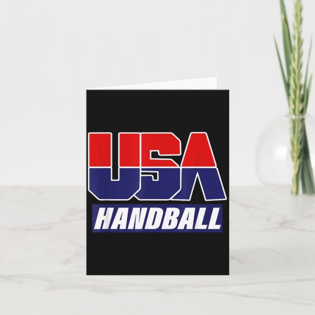 Tarjeta Equipo de balonmano 2021 EE. UU. (Anverso)