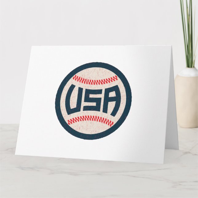Tarjeta Equipo de Béisbol de EE. UU. (Anverso)
