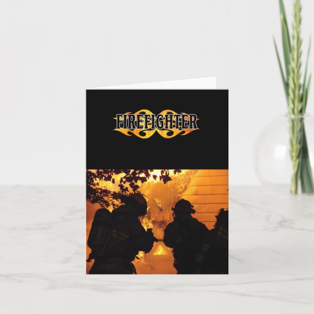 Tarjeta Equipo de bomberos (Anverso)