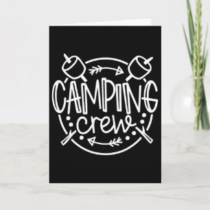 Tarjeta Equipo de Camping Fuego de Campamento Vacaciones d