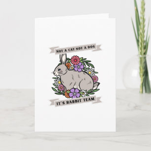 Tarjeta Equipo de conejo