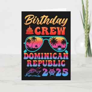 Tarjeta Equipo de cumpleaños de la República Dominicana Va