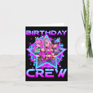 Tarjeta Equipo de cumpleaños k pop niños niñas k-pop cumpl