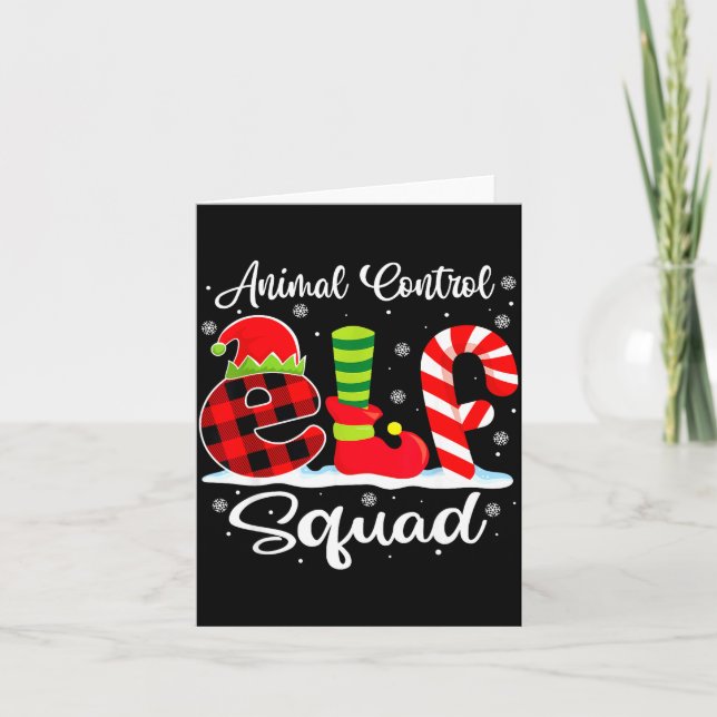 Tarjeta Equipo de duendes de control de animales Oficial d (Anverso)