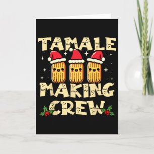 Tarjeta Equipo de elaboración de tamales Temporada de tama