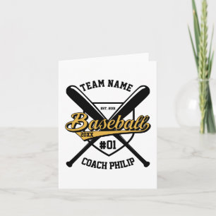 Tarjeta Equipo de entrenadores de fans de béisbol, jugador