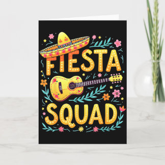 Tarjeta Equipo de fiesta a juego cinco de mayo fiesta mexi