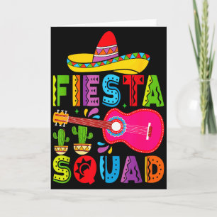 Tarjeta Equipo de fiesta a juego para la fiesta familiar d