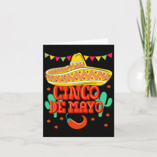 Tarjeta Equipo de fiesta Cinco De Mayo Familia Mexicana a