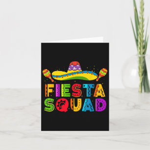 Tarjeta Equipo de Fiesta Cinco De Mayo Familia Partido Com