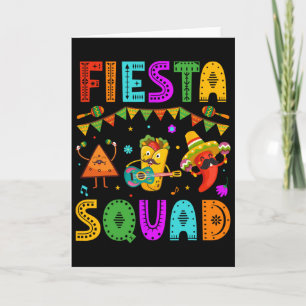 Tarjeta Equipo de fiesta Cinco De Mayo Fiesta Festival Mex