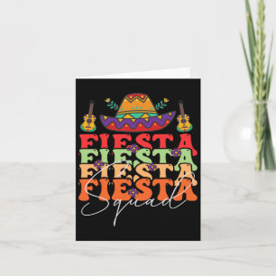 Tarjeta Equipo de fiesta divertida Cinco De Mayo Fiesta Me