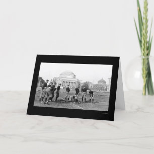 Tarjeta Equipo de fútbol 1916 del equipo universitario de