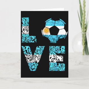 Tarjeta Equipo de Fútbol de Argentina Argentina Amor Ll Ar