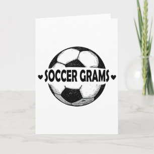 Tarjeta Equipo de fútbol Soccer Grams jugador de fútbol