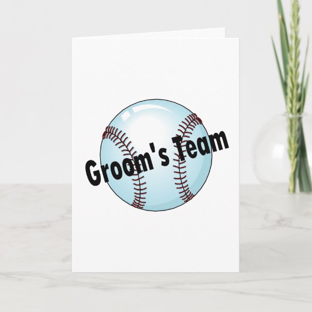 Tarjeta Equipo de Groom (Béisbol) (Anverso)