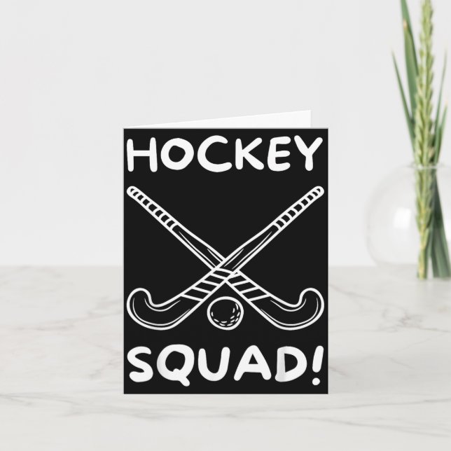Tarjeta Equipo de Hockey 1 (Anverso)