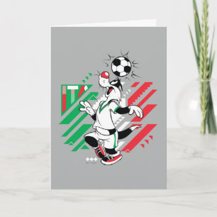 Tarjeta Equipo de Italia de fútbol gráfico de SYLVESTER™