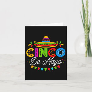 Tarjeta Equipo de la Fiesta Mexicana Cinco De Mayo 5 De Ma