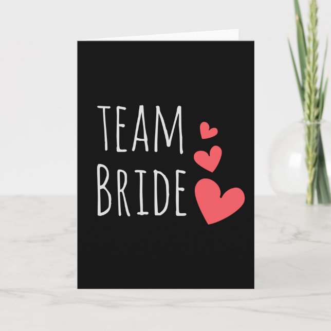 Tarjeta Equipo de la Novia (Anverso)