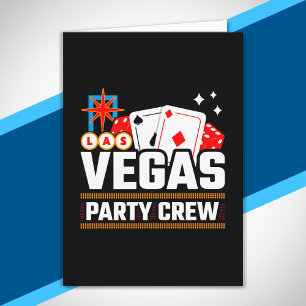 Tarjeta Equipo de Las Vegas - Equipo de fiesta - Viaje a L