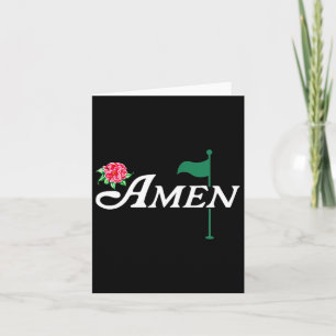Tarjeta Equipo De Maestría De Golf Floral Para Mujeres Ama