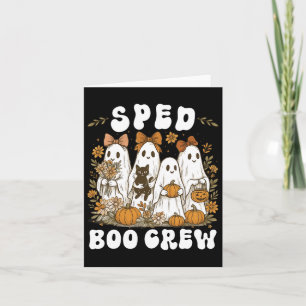 Tarjeta Equipo de Maestros de Educación Especial Sped Boo