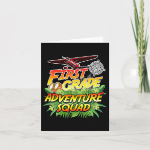 Tarjeta Equipo de maestros del grado Squad - Tema Safari