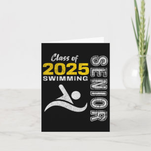 Tarjeta Equipo De Natación Senior Cl De 2025 - Graduación 
