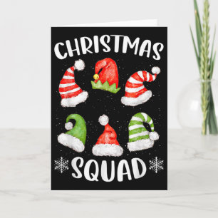 Tarjeta Equipo de Navidad Grupo Familiar Conjunto Pijama d