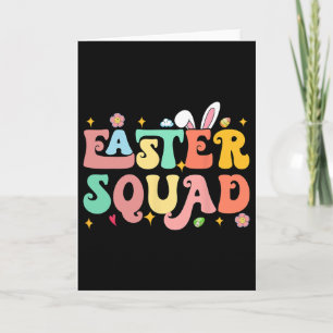 Tarjeta Equipo de Pascua Familia Combinación Pascua Día Co