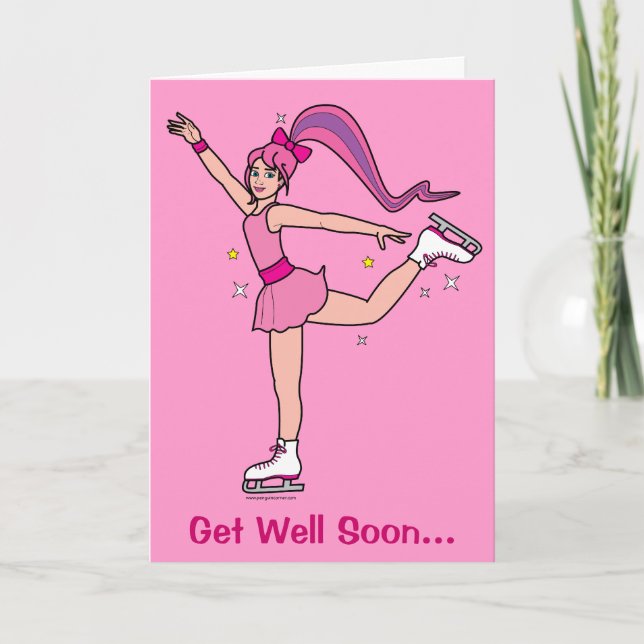 Tarjeta Equipo De Patinaje Sobre Hielo (Anverso)