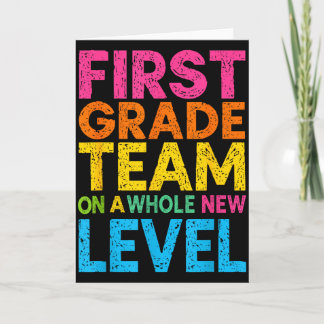 Tarjeta Equipo de Primer Grado en un Nivel Totalmente Nuev