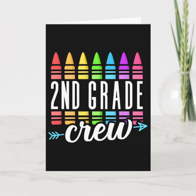 Tarjeta Equipo de Profesores de Segundo Grado Segundo Grad (Anverso)