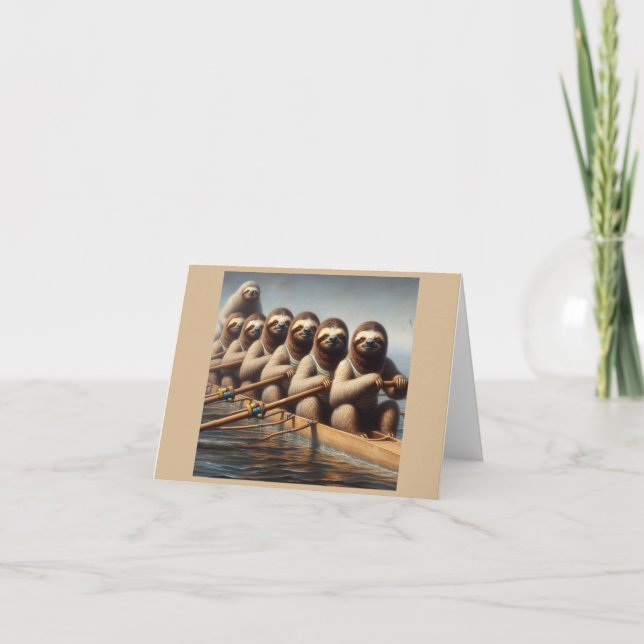 Tarjeta Equipo de remo de Sloth (Anverso)