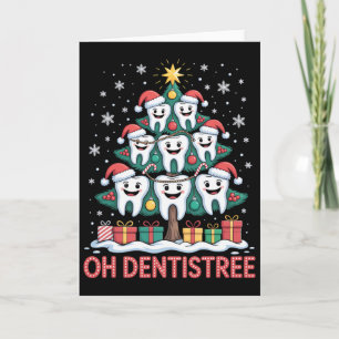 Tarjeta Equipo Dental de Navidad Oh Dentistree