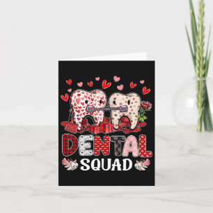 Tarjeta Equipo Dental San Valentín Dentista Dental Instant