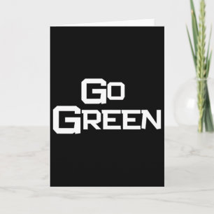 Tarjeta Equipo Espíritu Verde Ir Gear Guerra de Color Medi