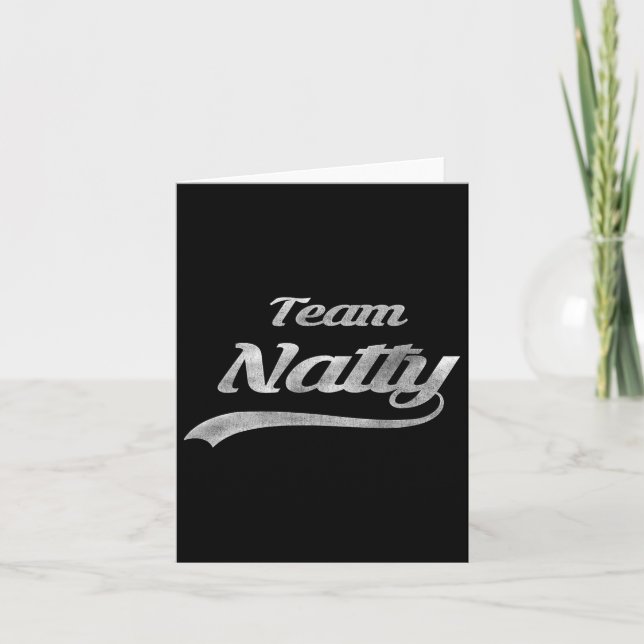 Tarjeta Equipo Fitness natural anti jugo - Sombra negra ma (Anverso)