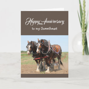 Tarjeta Equipo HORSE de cumpleaños