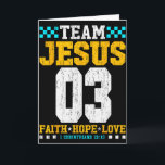 Tarjeta Equipo Jesús 03 Fe Esperanza Amor Biblia Cristiana<br><div class="desc">Equipo Jesús 03 Fe Esperanza Amor Versículo de la Biblia Cristiana</div>