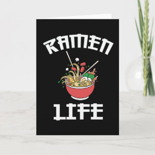 Tarjeta Equipo Ramen Club   Diseño encantador de la vida d