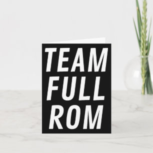 Tarjeta Equipo Rom completo Fitness Bodybuilding Equipo Gy